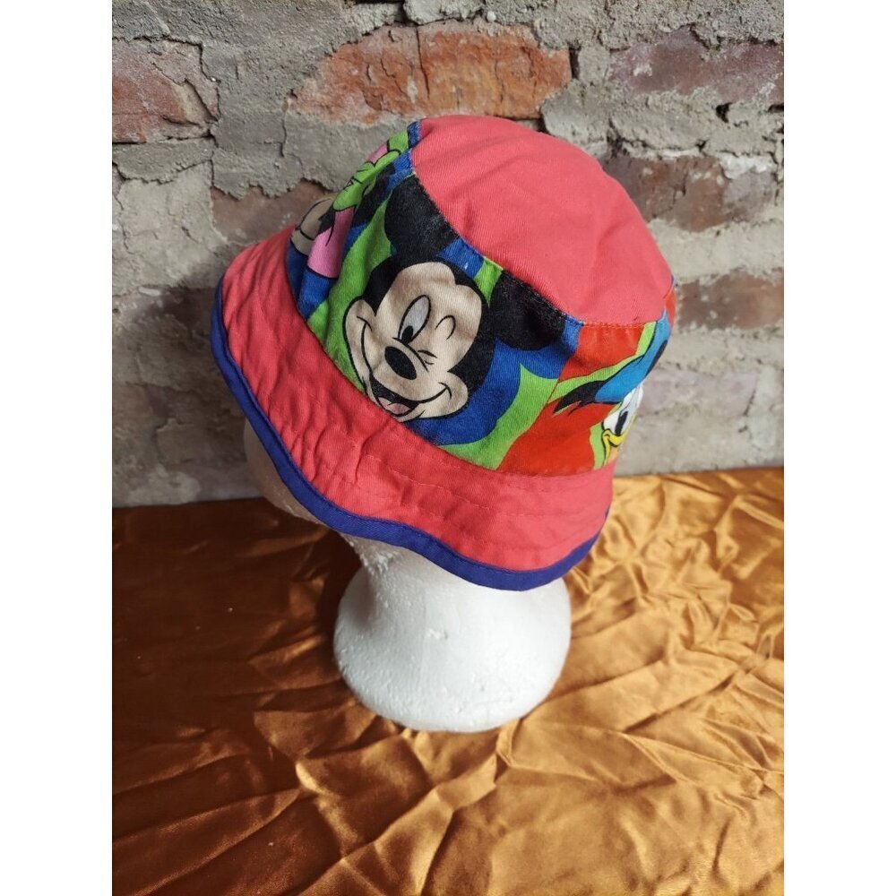 Vintage Disney Bucket Hat For Children Boys Girls Mickey Minnie ac - Picture 2 of 5